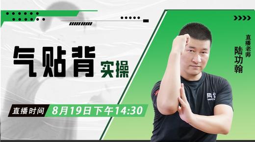 【8月19日】气贴背”实操——功夫课堂 商品图0