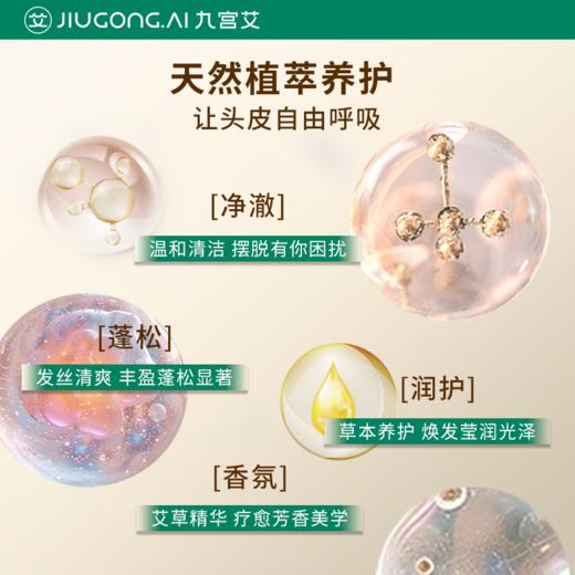 九宫艾丰盈润护洗发水  艾草控油 蓬松柔顺 商品图1