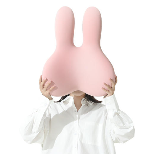 Hnos西诺思大头兔兔子腰靠办公室椅子靠背汽车护腰记忆棉靠垫靠枕 商品图4