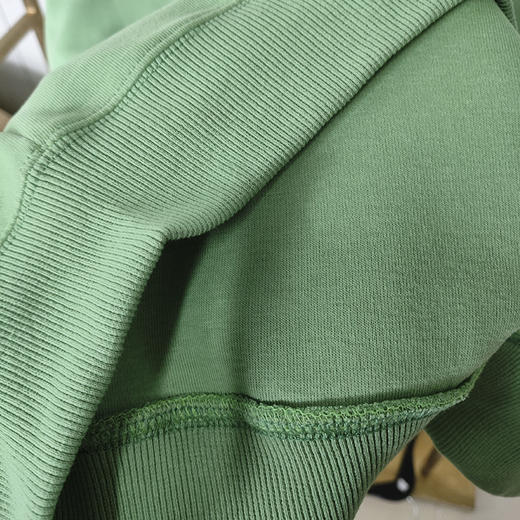 SZ2675圆领刺绣高级感卫衣纯棉女款上衣宽松时尚潮流卫衣 商品图4