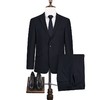 【婚礼季/含羊毛】柒牌西服套装男士2025秋冬新款戗驳领商务绅士西装礼服	127C71100 商品缩略图4