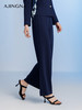 【商场同款】阿菁娜2024秋季新款百搭经典直筒长裤A29Q110056 商品缩略图2