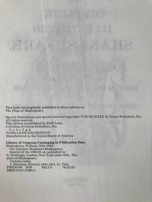 莎士比亚全集 约翰·吉尔伯特数百幅经典插图 丹泽尔兄弟雕版 精装16开 商品图3