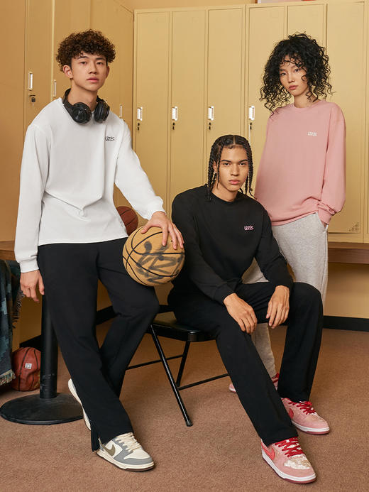 有志者UZIS运动长袖男美式纯棉T恤休闲宽松篮球跑步打底衫曙光2.0 商品图4