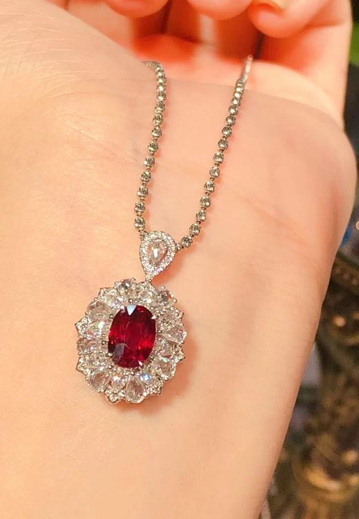 1.65ct 红宝石戒指吊坠 商品图1