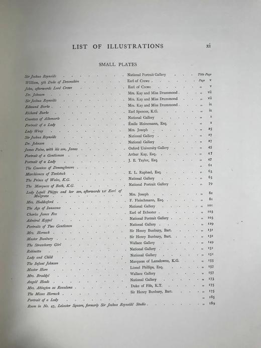 限量1110册39*31cm特装本！1900年 乔舒亚·雷诺兹爵士画集 6幅彩色与78幅黑白版画插图 真皮精装 商品图6