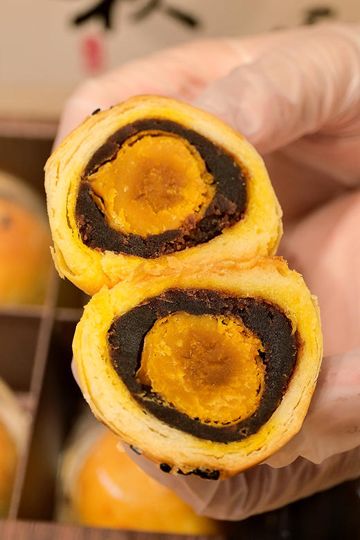 中秋节蛋黄酥礼盒 六个装（原价98特价78，买20盒再加送1盒，提货时间9月1日开始至9月17日结束，下单备注清楚日期即可，跑腿或邮寄费用自理） 商品图4