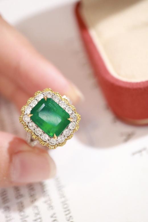 2.94ct 祖母绿戒指 商品图7