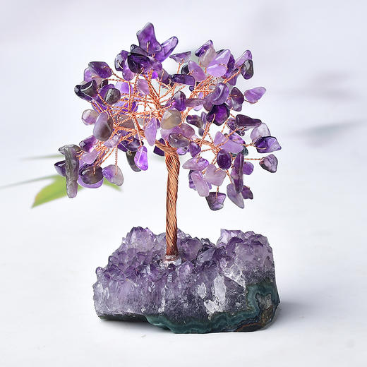 【黄老师推荐】水晶发财树摆件 商品图0