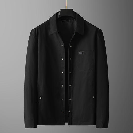 【实体店同款】【新款DPX】大依优型大码男装翻领夹克加肥加大休闲夹克胖子宽松外套上衣 商品图3