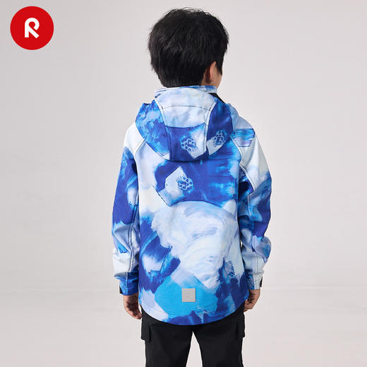 芬兰2024年秋冬新款男女儿童大童拒水防风透湿抓绒软壳夹克 商品图2