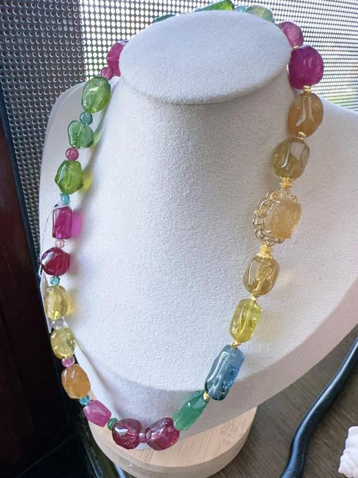 37.32g 原石碧玺手链 商品图6