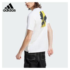 5折【自营】adidas/阿迪达斯  男短袖运动服透气休闲圆领T恤 II3478