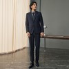 【婚礼季/含羊毛】柒牌西服套装男士2025秋冬新款戗驳领商务绅士西装礼服	127C71100 商品缩略图3