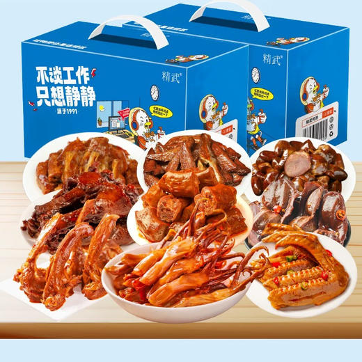 韩国仓 精武鸭肉零食礼包 商品图0