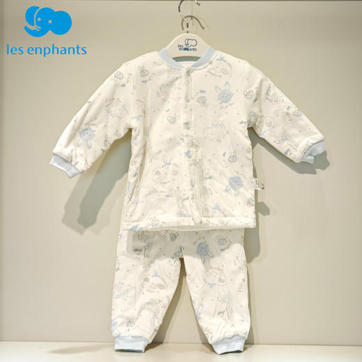 丽婴房-内衣类（秋）G3开衫套装1_浅粉 商品图0