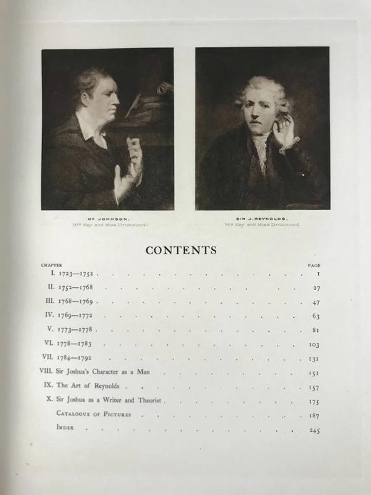 限量1110册39*31cm特装本！1900年 乔舒亚·雷诺兹爵士画集 6幅彩色与78幅黑白版画插图 真皮精装 商品图5