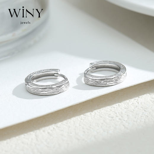 Winy925纯银时光印记耳扣送女友闺蜜节日生日礼物 商品图2