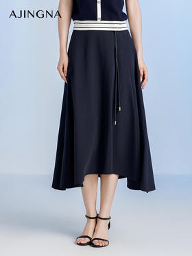 【商场同款】阿菁娜2024秋季新款A摆百搭经典半裙A29Q113039