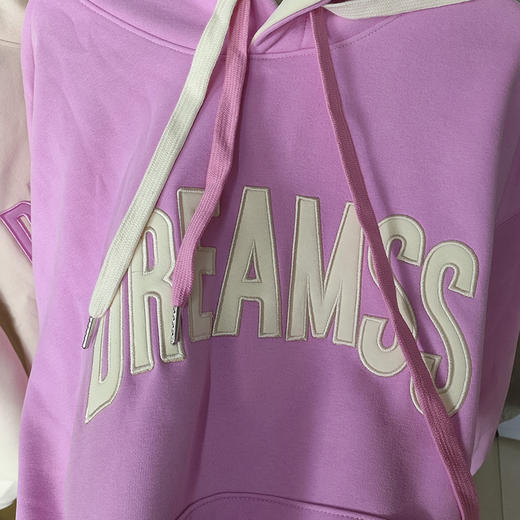 SZ2673连帽卫衣春秋款带兜纯棉女款字母刺绣上衣时尚宽松韩版卫衣 商品图3