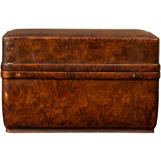 清 瘿木方形盖盒 商品图5