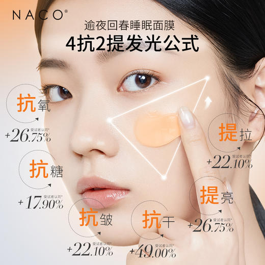 【319任选4️⃣件 】虾青素双抗弹润紧致睡眠面膜100g 商品图3