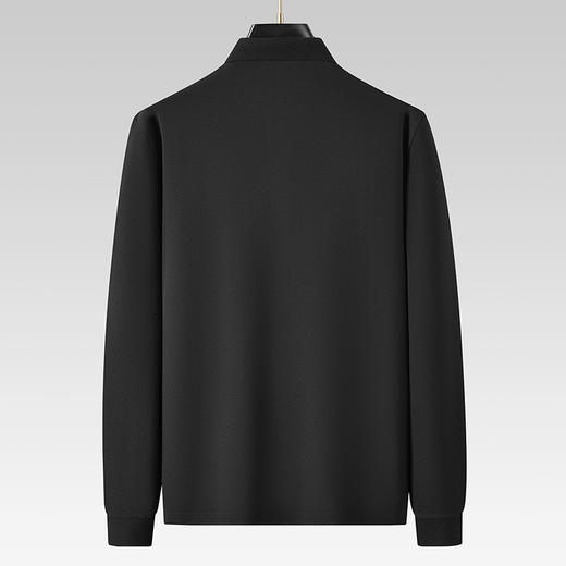 【新款DDA】大依优型大码男装Polo衫翻领长袖T恤商务休闲上衣加肥加大胖子舒适打底 商品图2