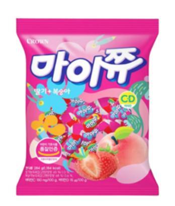 可拉奥软糖草莓桃子味284g 商品图0