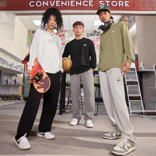 有志者UZIS 运动长袖男秋季篮球跑步美式休闲宽松纯色打底T恤纯粹 商品图4