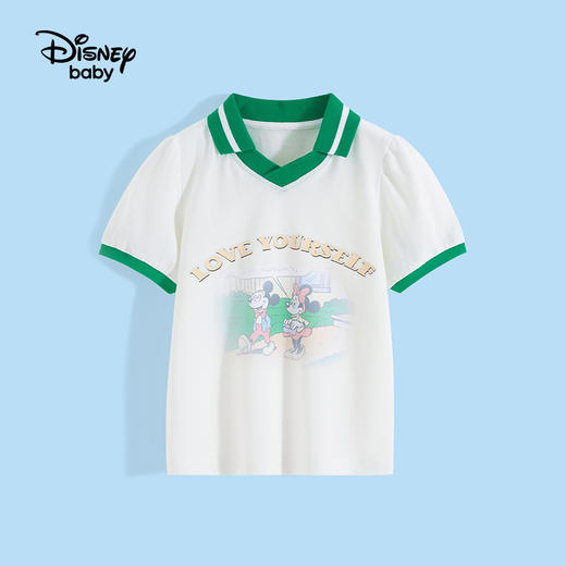 【90-130】【迪士尼】女童甜美短袖POLO衫 商品图2