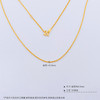 【限时克减150元】足金999 5G黄金17-18寸调节肖邦项链(AG5GXL00019-4)（预售产品下单后不退款不退货不换货不补差（预售产品下单后不退款不退货不换货不补差 商品缩略图3