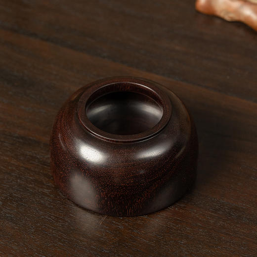 紫檀一木整挖水盂 商品图4