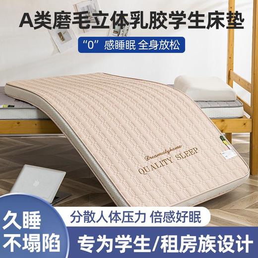 A类磨毛蜂窝格立体学生床垫宿舍家用单双人垫子 商品图0