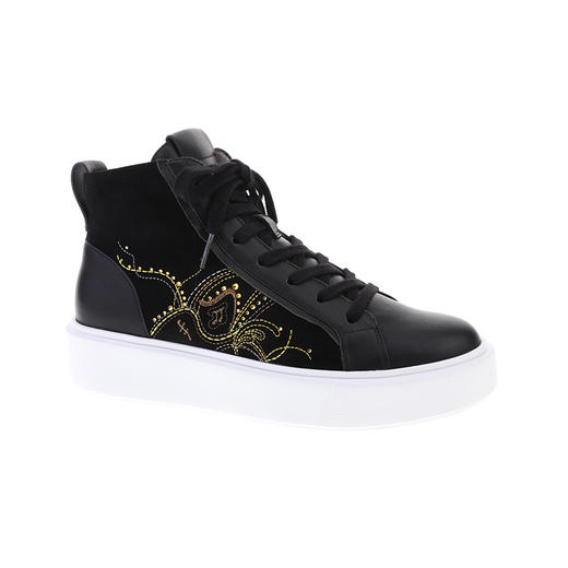 sheme立地而舞系列刺绣水晶点缀休闲时尚男女同款新中式高帮板鞋可定制 商品图4