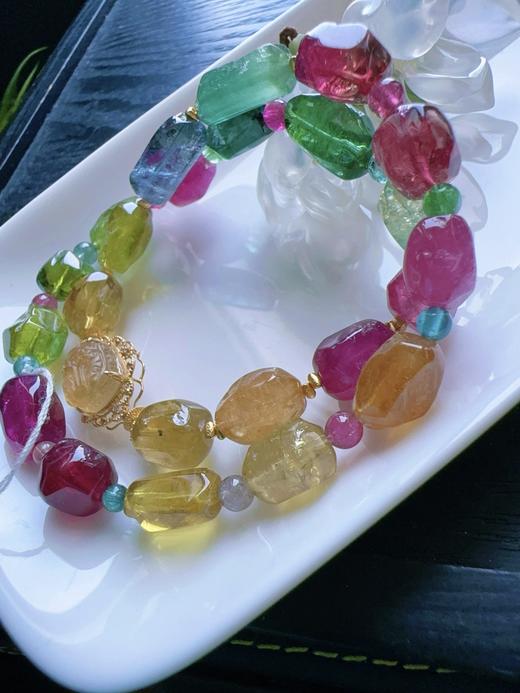 37.32g 原石碧玺手链 商品图5