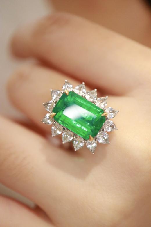 6.17ct 祖母绿戒指吊坠 商品图8