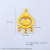 【限时克减150元】足金 #儿童/宝宝 【精品】3D硬金空心铃铛祥云如意平安锁包吊坠(AR3DDZ00106)（预售产品下单后不退款不退货不换货不补差价） 商品缩略图3