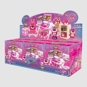 时利扭蛋 WM-8327 6款迪士尼草莓熊電競小屋系列单个盲盒袯NDSCRB-128