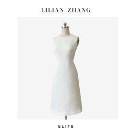 E—定制—都市丽人—轻奢、衣橱必备、马甲修身A摆连衣裙 2401128