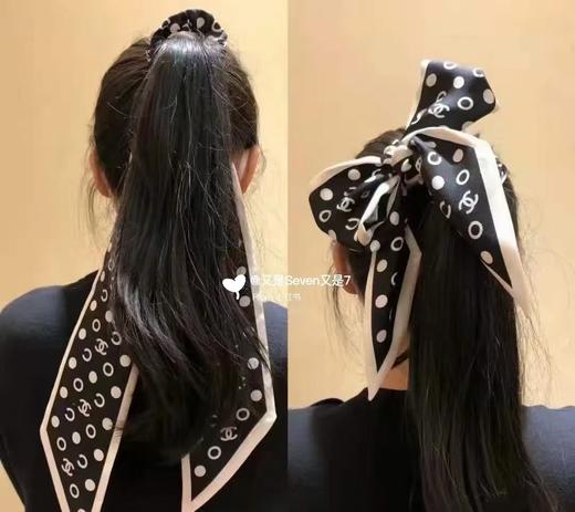 小香高档双面斜纹真丝束发带/飘带款/包带/腕带 商品图8