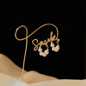 Winy925纯银素雅耳环送女友闺蜜节日生日礼物