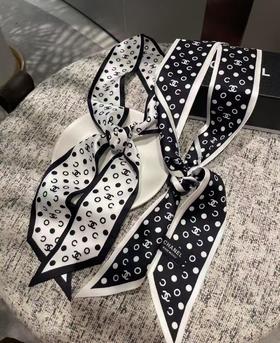 小香高档双面斜纹真丝束发带/飘带款/包带/腕带