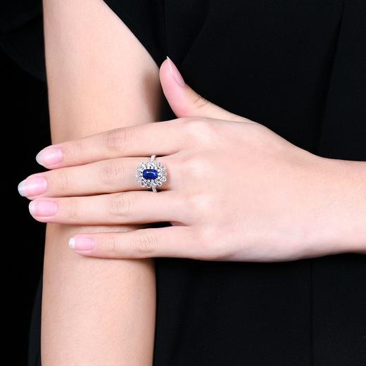 2.09ct 6.64g 蓝宝石戒指吊坠 商品图4