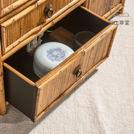 手工竹编朗月茶棚 商品图5