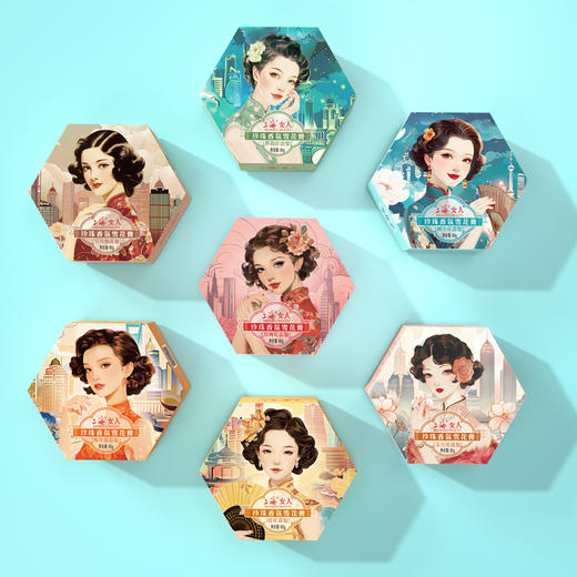 上海女人珍珠香氛雪花膏·玉兰花80g 商品图1