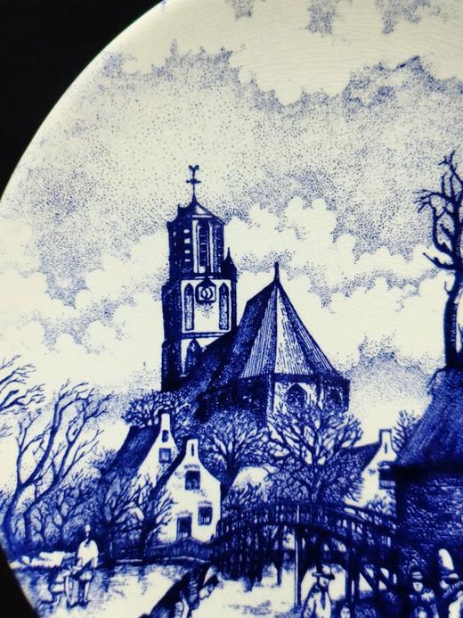 荷兰代尔夫特蓝陶赏盘，四季 商品图11