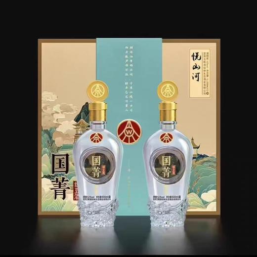 五粮液国菁悦山河52度500ml*2瓶礼盒装 岁月沉淀 回味悠长 商品图3