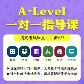 A-Level一对一系列课程