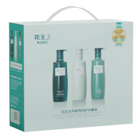 【小家电】花王洗浴礼盒（500/300mL三瓶装/洗发液+沐浴露+润肤乳300ml）HF
