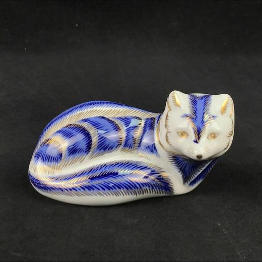 英国皇家皇冠德比 描金彩绘骨瓷动物镇纸 商品图2